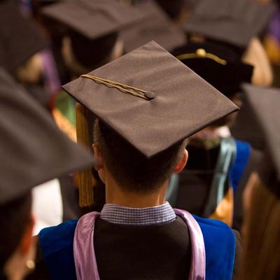 graduates in their regalia